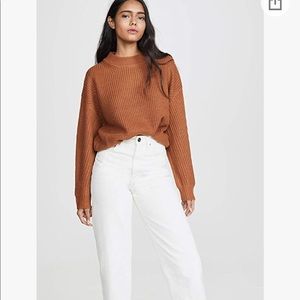 Line & Dot Anthropologie Camel Sweater